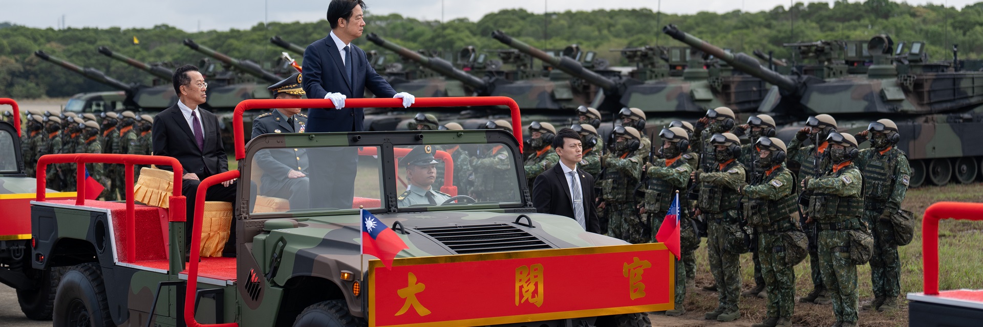 M1A2T戰車成軍典禮　賴總統：傳承登步精神守護國家主權